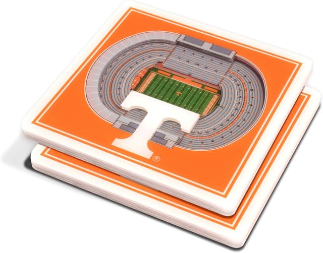 Thumbnail 6 de YouTheFan NCAA 3D StadiumView Coasters (4 x 4) — 3D stadium drink coasters
