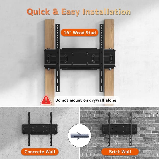 Thumbnail 6 de PUTORSEN TV Wandhalterung für 32-70 Zoll bis 50 kg