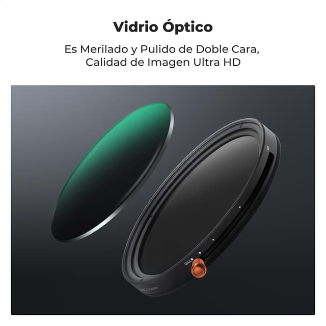 Thumbnail 6 de K&F CONCEPT Nano-Xcel 43MM Filtro CPL ND2-32