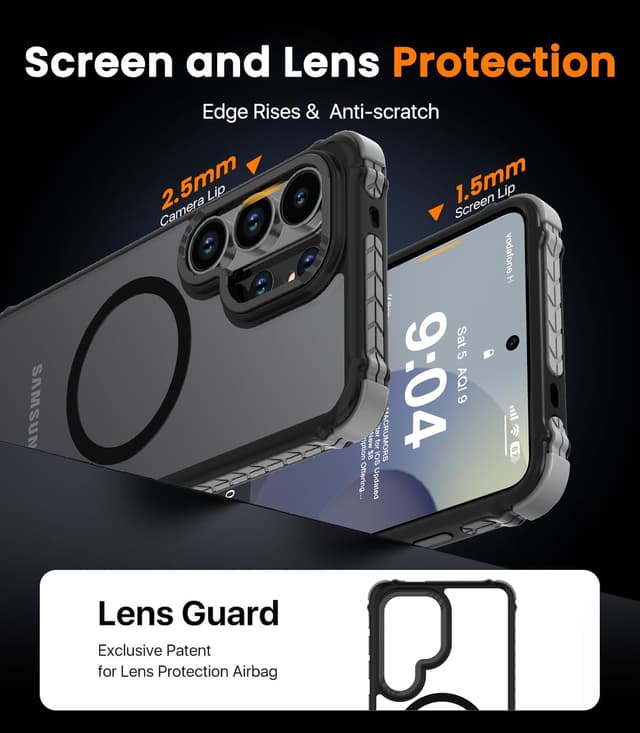 Thumbnail 5 de DEERLAMN Strong Magnetic Case for Galaxy S26 Ultra