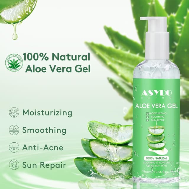 Detalle 2 de Aloe Vera Gel 300 ml für After-Sun Pflege