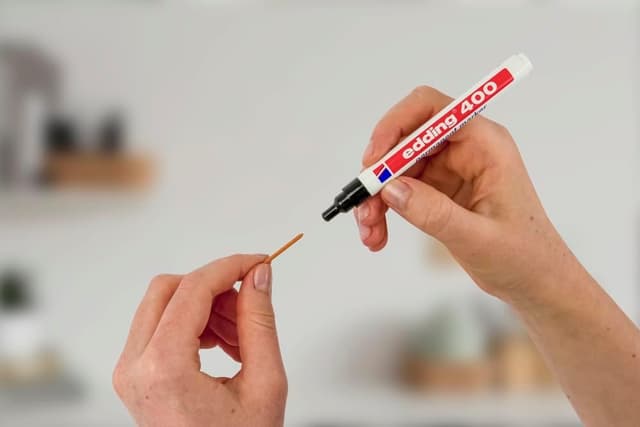 Detalle de edding 400 Marqueur permanent 4 pcs 1 mm