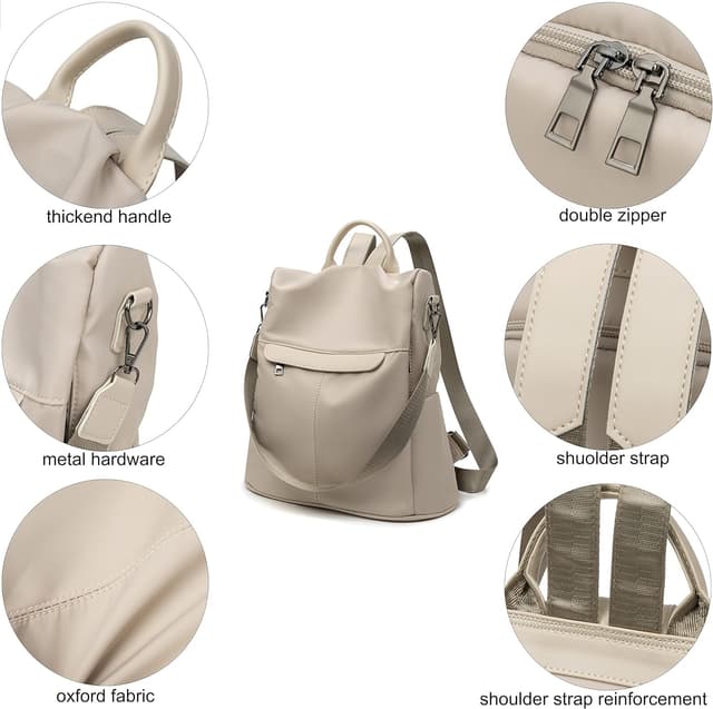 Detalle de shepretty Zaino da donna e borsa da viaggio: organizzazione e praticità per scuola e viaggi