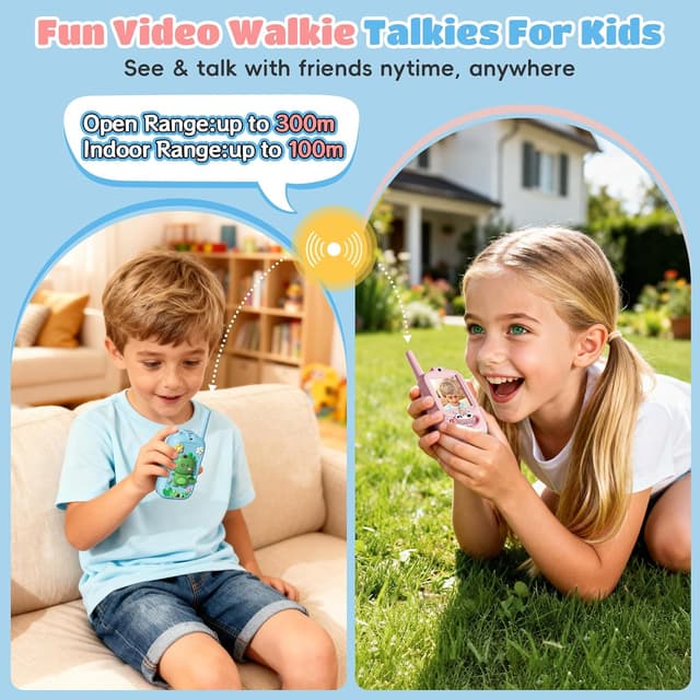Thumbnail 1 de Kids Walkie Talkies 2-Pack 1000FT Range