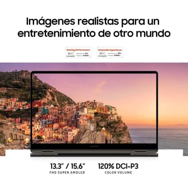 Detalle 2 de Samsung Galaxy Book3 360 2 en 1 (13,3” táctil) con Intel Core i5-1340P, 16GB y 512GB SSD