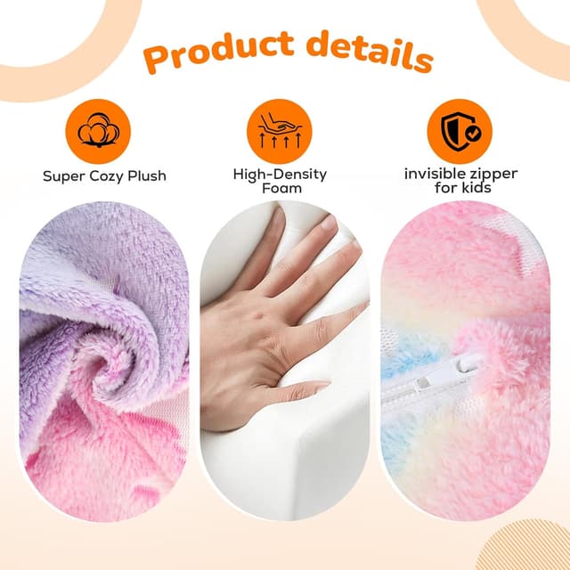 Thumbnail 6 de MeMoreCool Glowing Rainbow Unicorn Kids Chair (Convertible 2-in-1 Fold-Out Kids Couch)