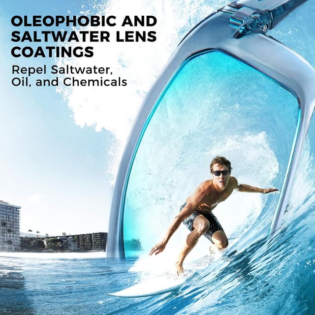 Detalle 2 de KastKing Huzzah Polarized Sport Sunglasses with UV Protection (Men & Women)