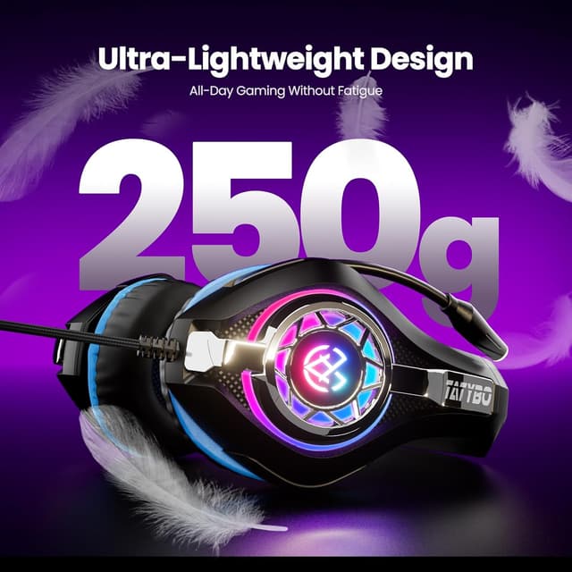 Thumbnail 2 de Tatybo Gaming Headset with RGB lighting