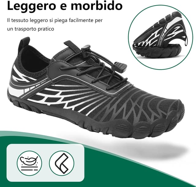 Thumbnail 6 de SAGUARO Scarpe Barefoot minimaliste da donna da scoglio, traspiranti e ad asciugatura rapida (EU 35-43)