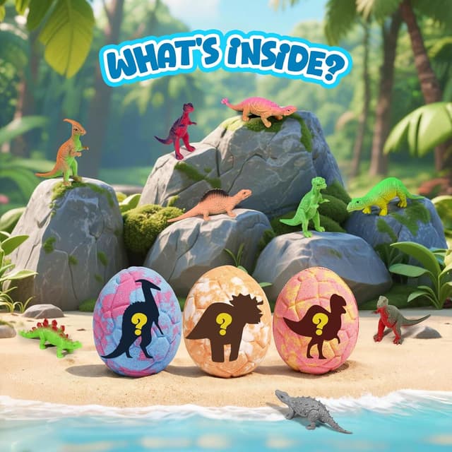 Thumbnail 4 de Eletorot Dinosaur Bath Bombs 6-pack