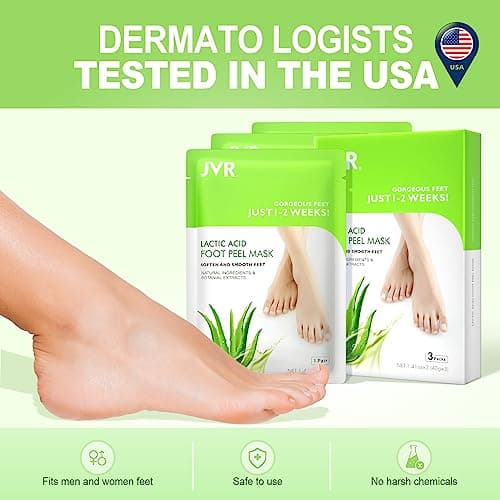 Thumbnail 3 de JVR Fußmaske Milchsäure-Peeling 3er Set
