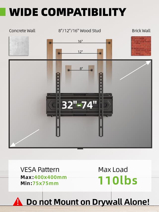 Detalle 2 de USX MOUNT Full Motion TV Wall Mount for 32-70" 110 lbs