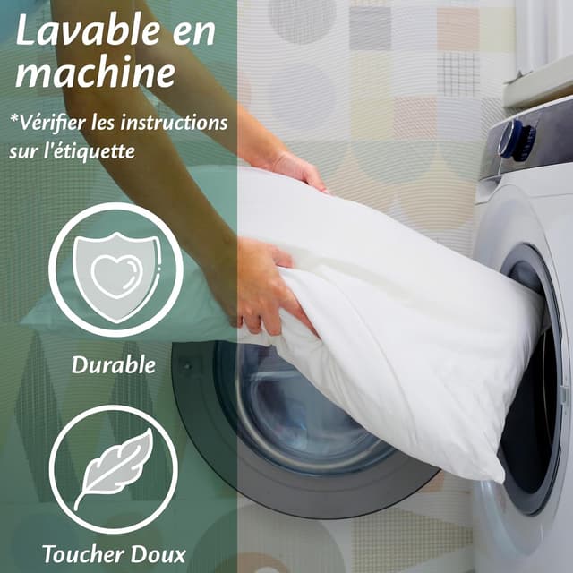 Thumbnail 6 de Flowen Oreiller 50x70 Lot de 2