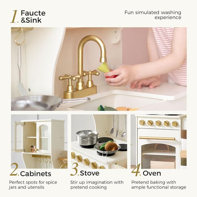 Thumbnail 2 de Tiny Land Play Kitchen 31×12×40 in