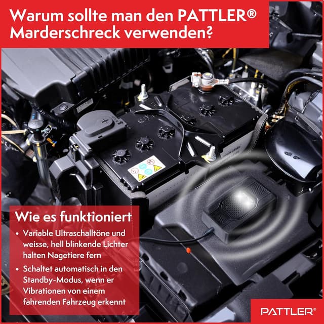 Thumbnail 4 de PATTLER Marderschreck Auto mit Blitzlicht