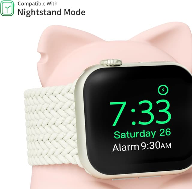 Detalle 2 de ELETIUO Watch Charger Stand, Pink