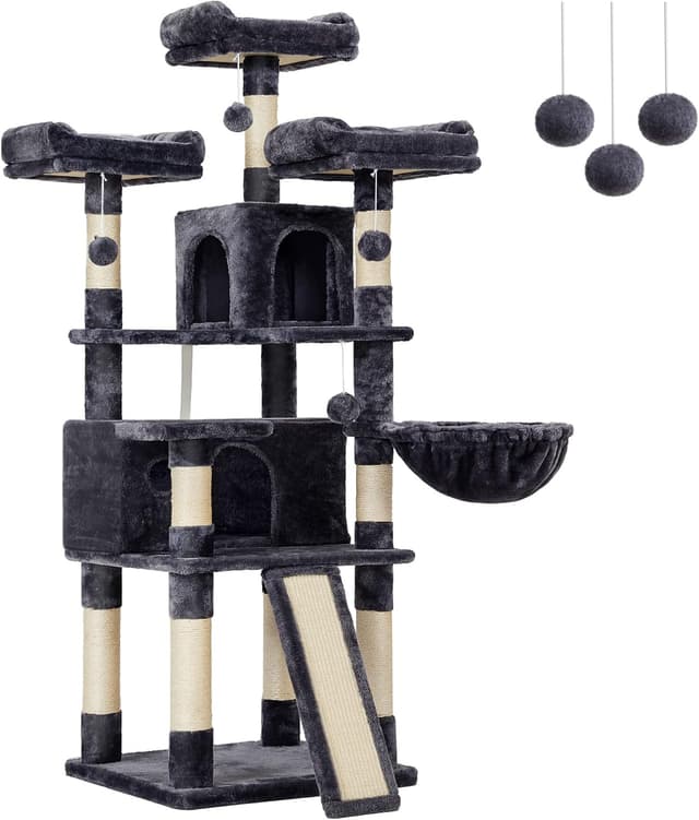 Detalle de Feandrea PCT019G01 Arbre à chat XXL 168 cm