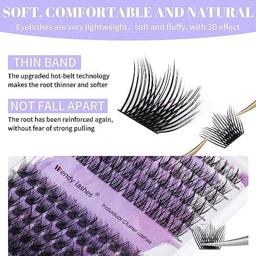 Thumbnail 2 de Faux cils individuels 0.07 mm avec effet 3D ⚙️