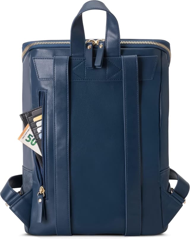 Detalle de Expatrié Malou 9 L kleiner Lederrucksack für Damen