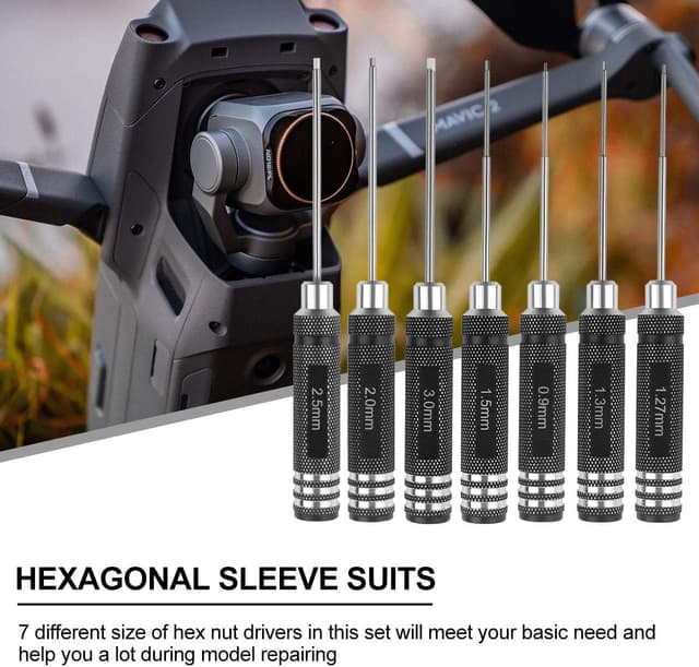 Detalle de Gruiqrd 7pc hex screwdriver set for RC