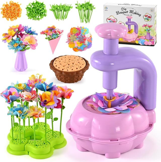 Detalle de BlueSwan Craft Kits DIY Fabric Flowers kit 🎨