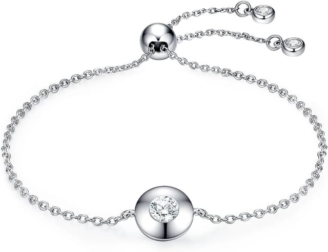 Detalle de Lyniuoy bracelet chaînette cristal 18 carats