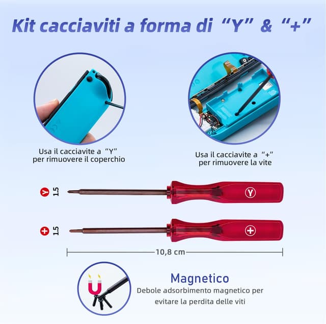 Detalle de Tolesum 3D TMR Joystick riparazione per Switch