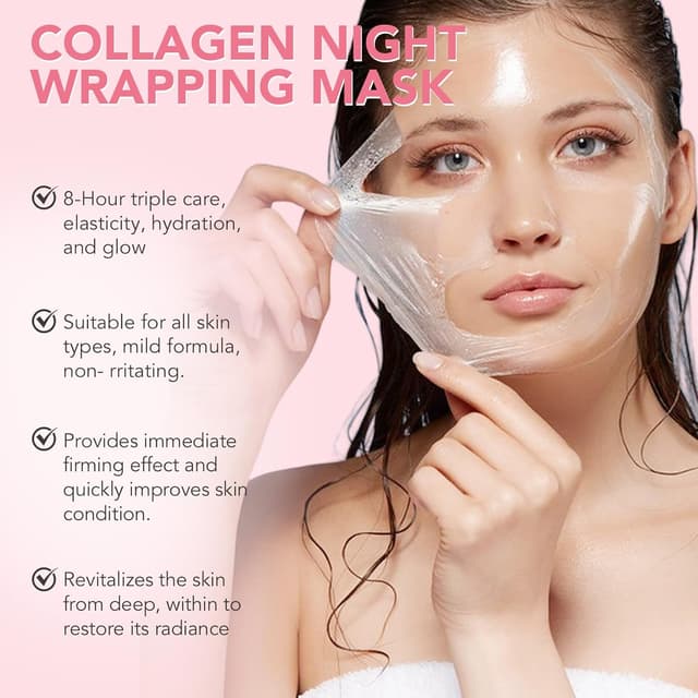Detalle 2 de Collagen Night Wrapping Mask 75 ml