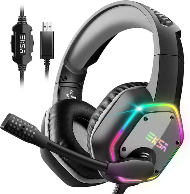Detalle de EKSA E1000 USB Gaming Headset 7.1
