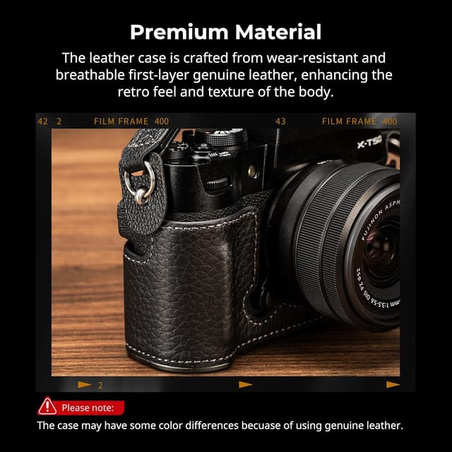 Thumbnail 4 de SMALLRIG X-T50 Half Leather Case Kit für FUJIFILM X-T50