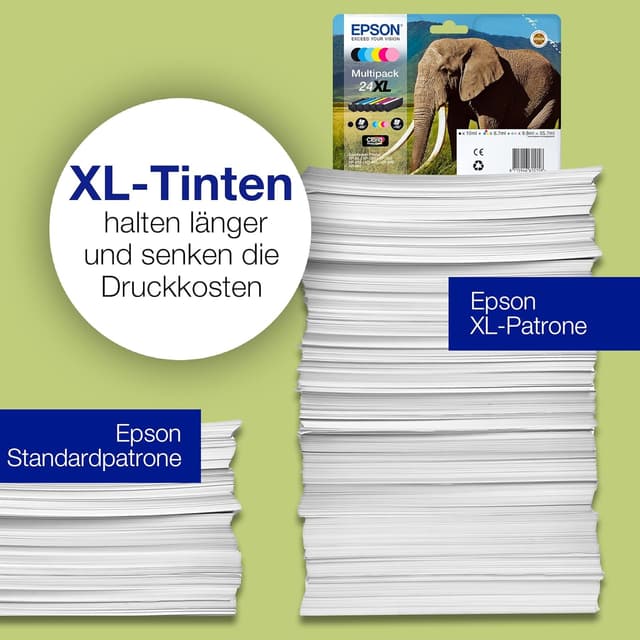 Thumbnail 6 de Epson 24XL Elephant High Yield Multipack 6-Farben