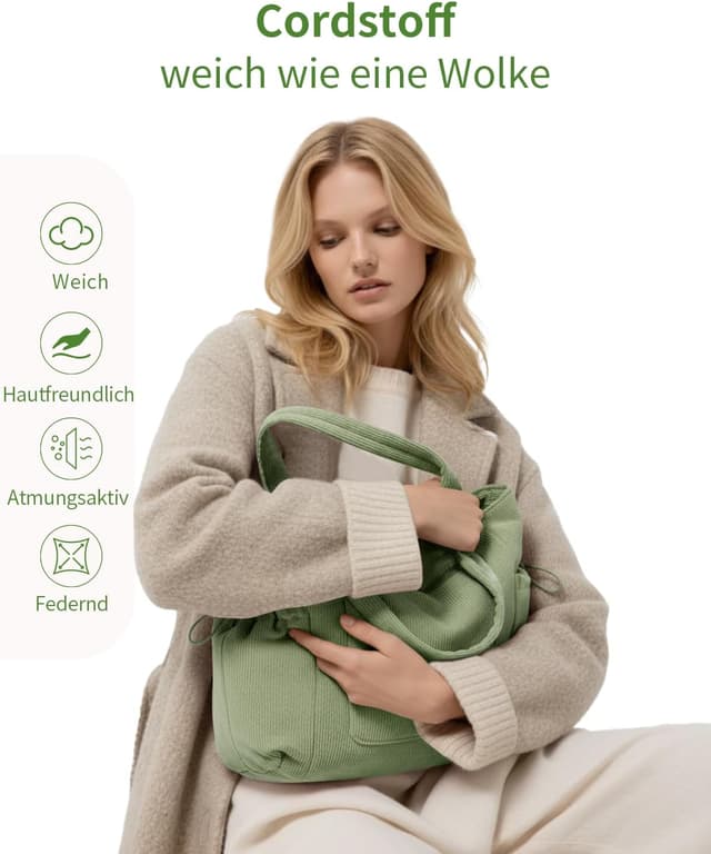 Thumbnail 2 de ECOHUB Cord Tasche Damen Groß