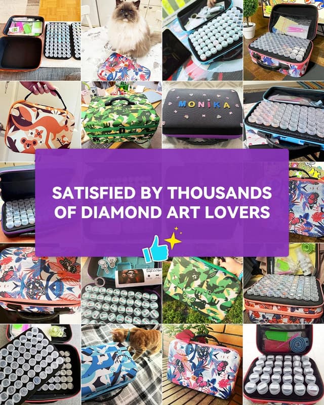 Thumbnail 5 de ARTDOT 120 Slots Storage Container for Diamond Art Kits