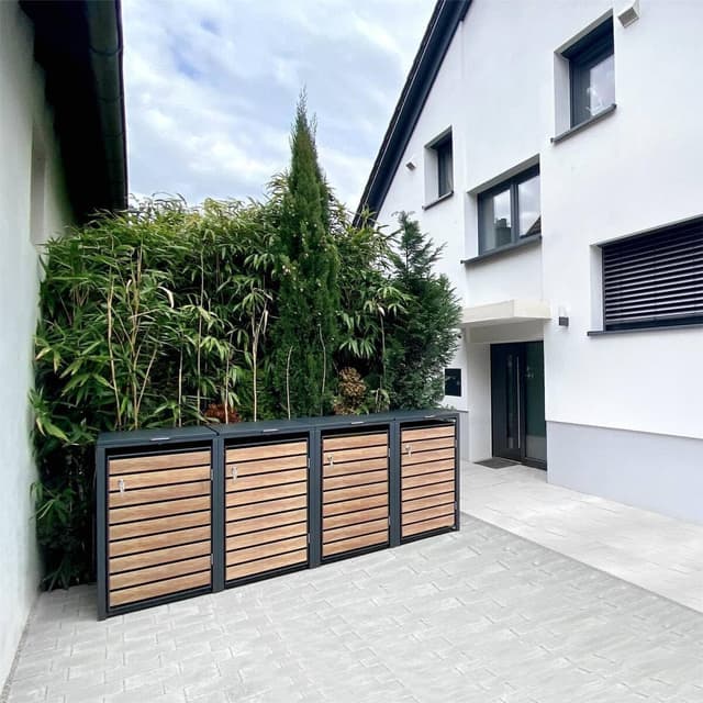 Thumbnail 6 de Metzler 4er Mülltonnenbox 240L, 240L