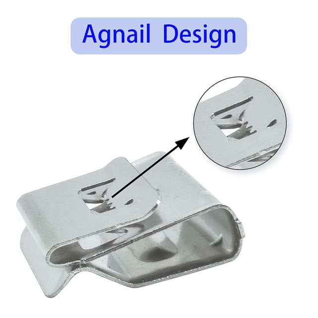 Detalle 2 de Zolunu Solarpanel Kabelklemmen 50 Stück Edelstahl 304