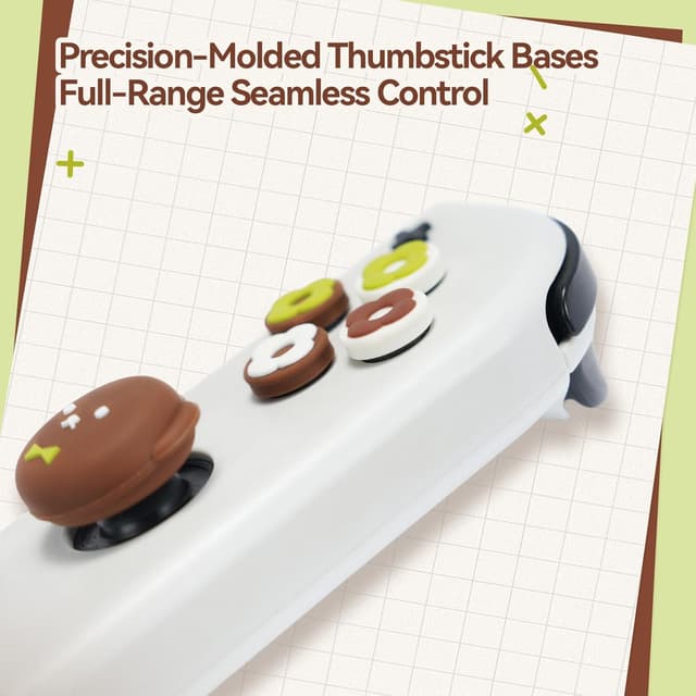 Thumbnail 4 de GeekShare Cross D-Pad Thumb Grip Caps for Switch