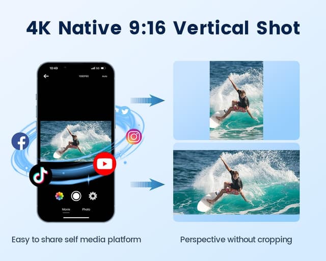 Thumbnail 6 de Camlance Action Cam 4K60FPS mit 128 GB