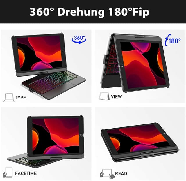 Thumbnail 6 de iPad Tastaturhülle 10.2 Zoll 9/8/7 Gen