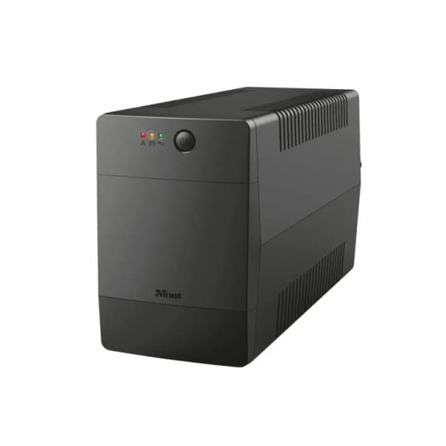 Detalle de Trust Paxxon 1000VA UPS con 4 salidas ⚡ Línea interactiva