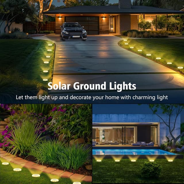 Thumbnail 6 de 8 Pack solar ground lights, 8 LED
