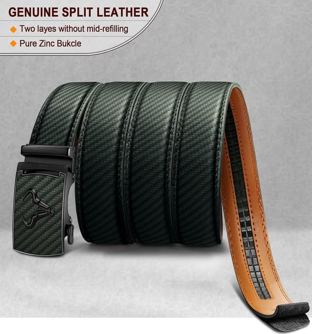 Thumbnail 2 de KEMISANT Gürtel Herren Ledergürtel 35mm