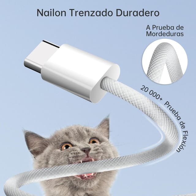 Thumbnail 4 de YISH Cable USB-C a USB-C 60W PD