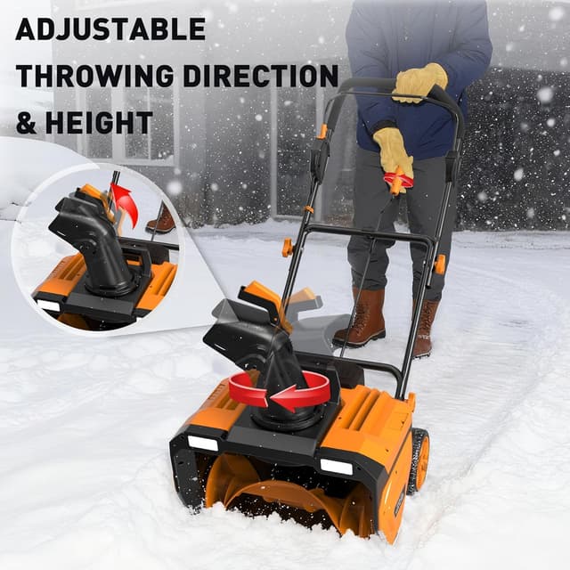 Thumbnail 2 de 20" Cordless Snow Blower with LED Lights ⚙