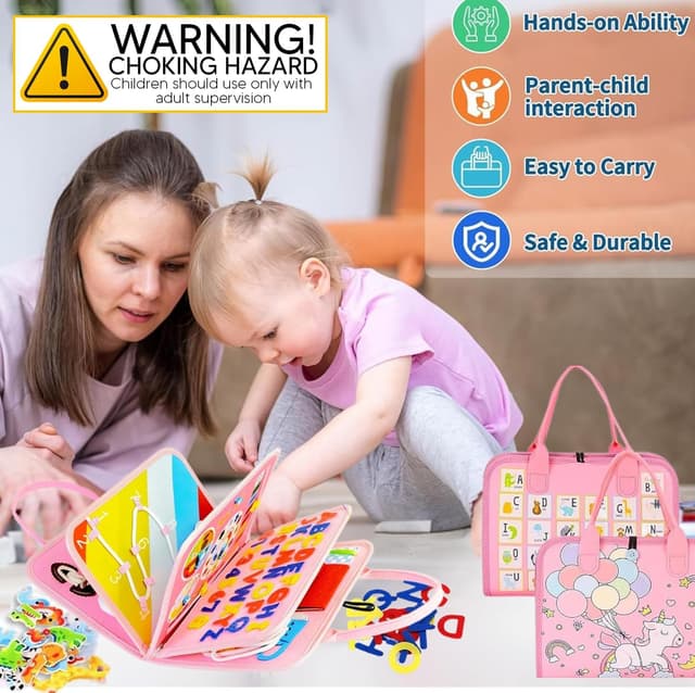 Thumbnail 6 de Busy book for toddlers 8 pages