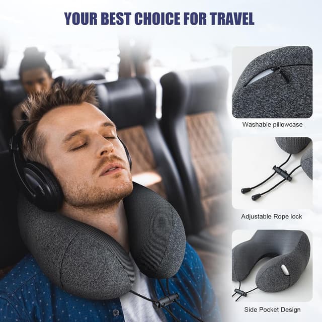 Thumbnail 4 de Jiancrate Travel Pillow Neck Support
