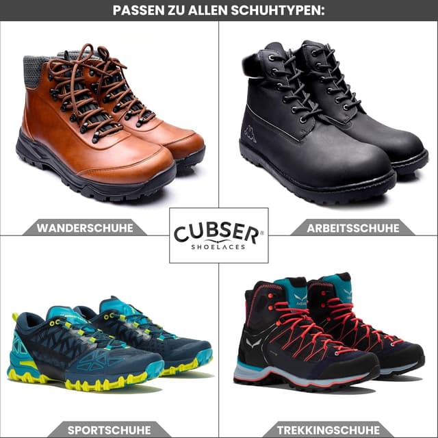 Thumbnail 3 de CUBSER Premium Runde Schnürsenkel Ø4,5 mm 2 Paar