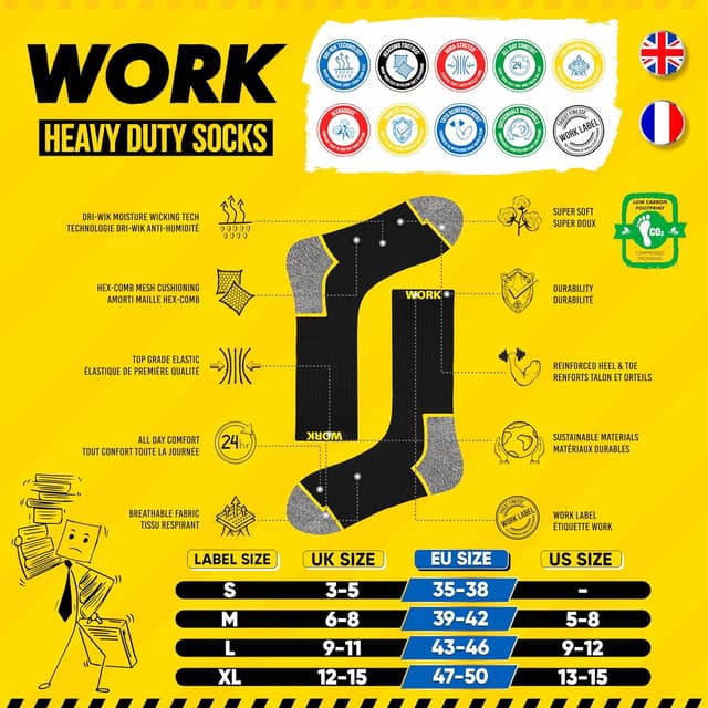 Thumbnail 2 de SOXCO WORK Socks 10 Paar Arbeitssocken