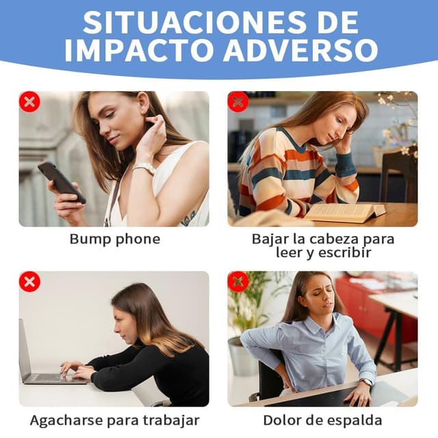 Thumbnail 2 de Corrector Postura Espalda Para Mujer Y Hombre,Para Alivio Del Dolor De Espalda,Cuello,Hombros Y Cervicales,Corrector De Postura Para,Invisible Transpirable Corregir Fajas Para Espalda (negro25101302)