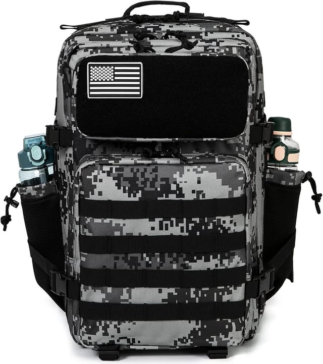 Detalle 2 de QT&QY 25L Tactical Military Backpack for Men