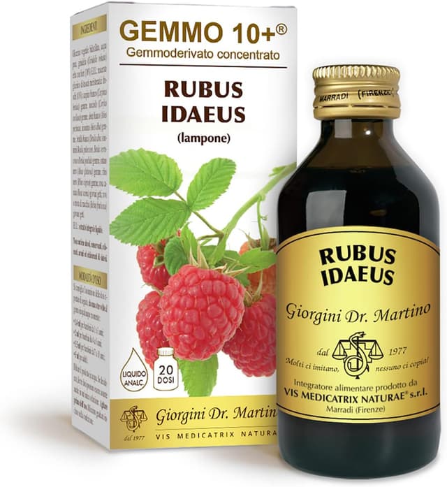 Detalle de Dr Giorgini Integratore Alimentare al Lampone (Gemmoderivato) Concentrato Liquido Analcolico – 100 ml